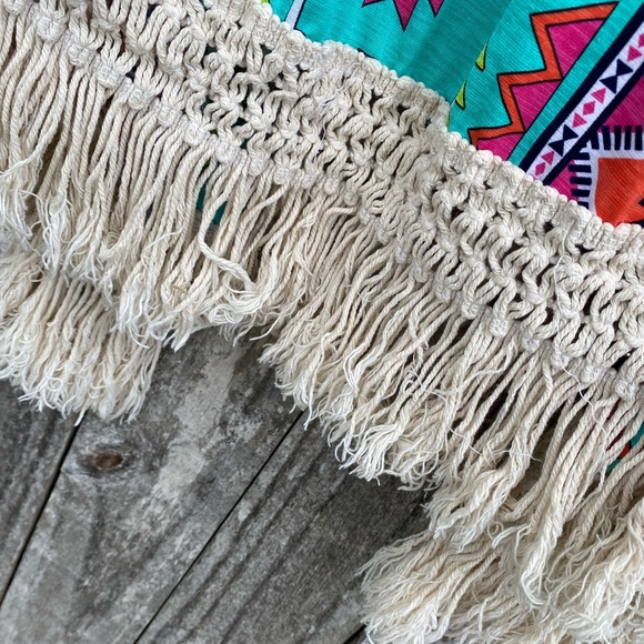 Cezanne Cardigan Serape Western Aztec - Picture 7 of 7